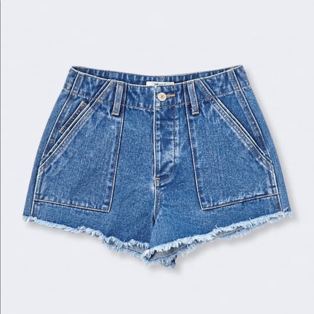 denim shorts